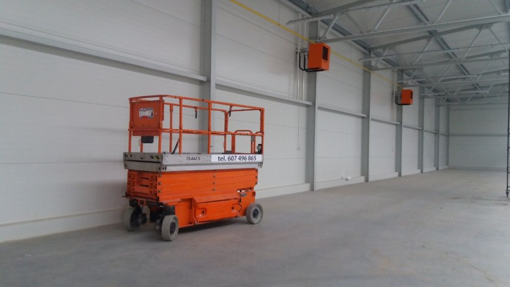 Wynajem podnośniki nożycowe koszowe zwyżki Śrem Środa Wielkopolska