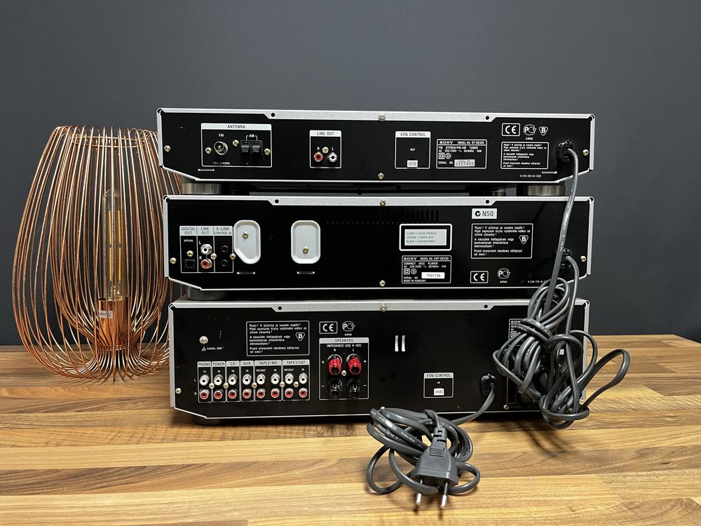Zestaw Sony - wzmacniacz TA-FE530R, CD CDP-XE539, tuner ST-SE520