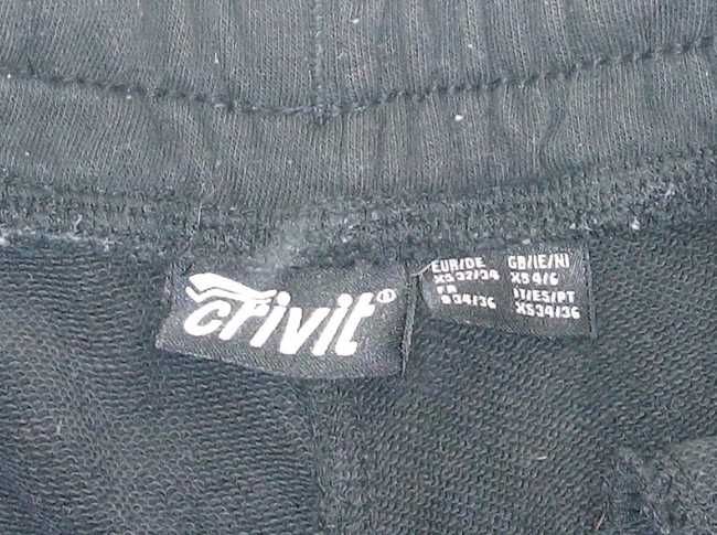 Calções desportivos pretos (Crivit)