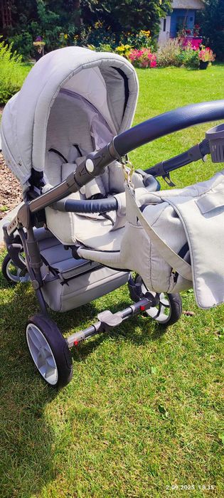 wózek dziecięcy Baby Merc 3 w 1 z fotelikiem samochodowym