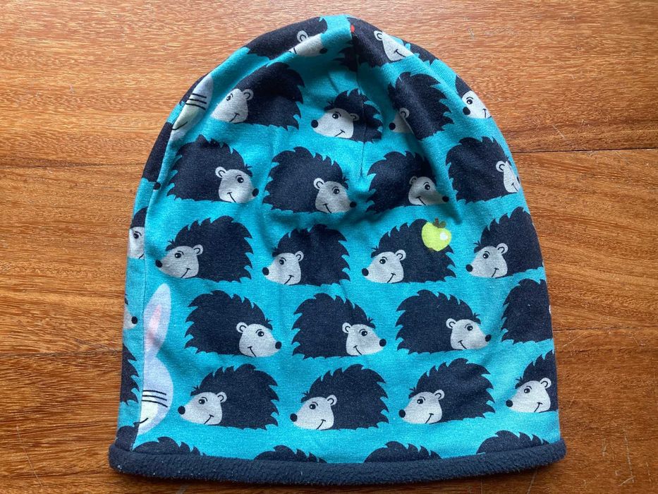 czapka wiosenna w jeże GIGGI z polarkiem rozm 42-44