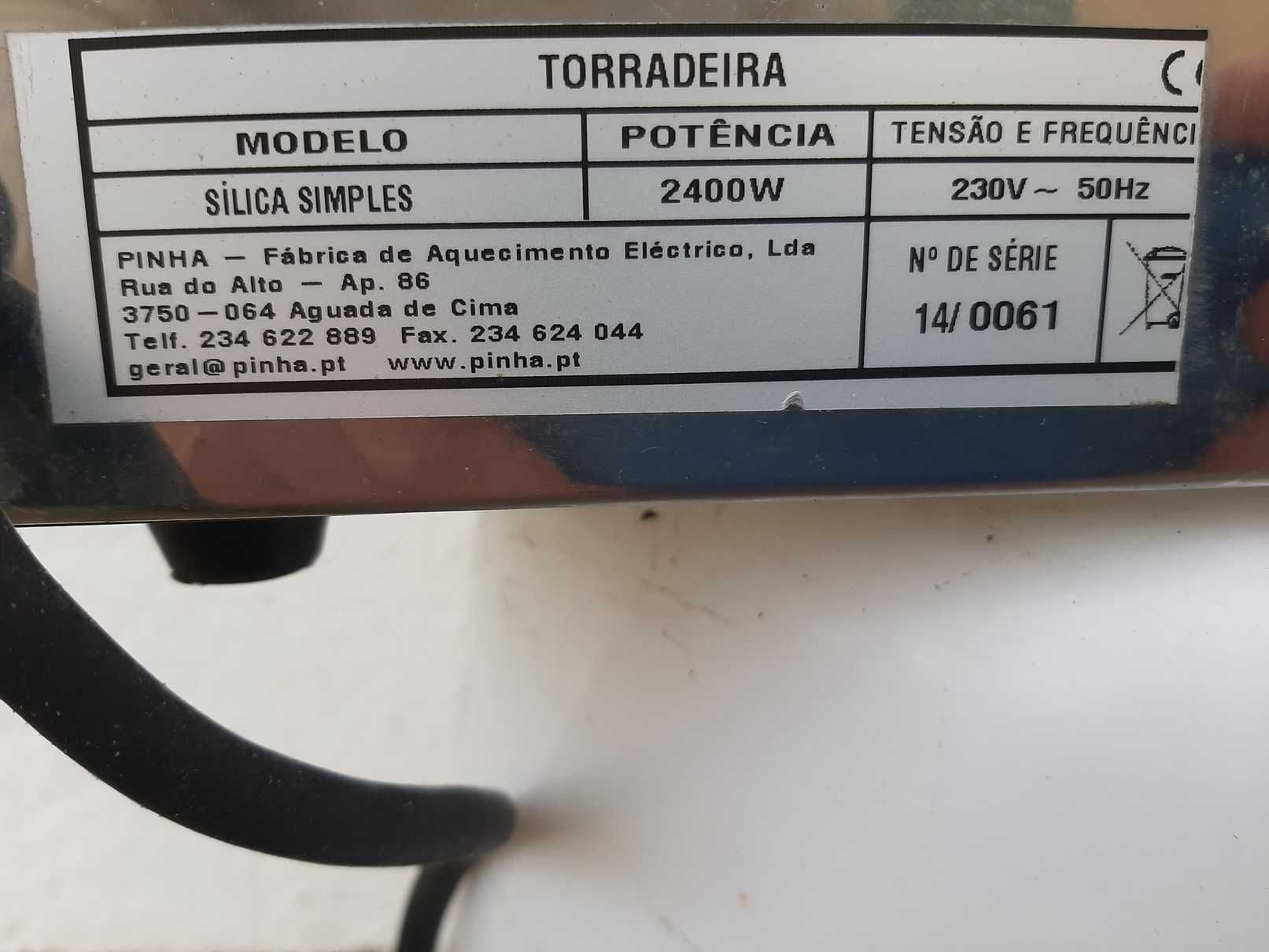 Torradeira industrial - ideal para restaurantes e similares - AVARIADA
