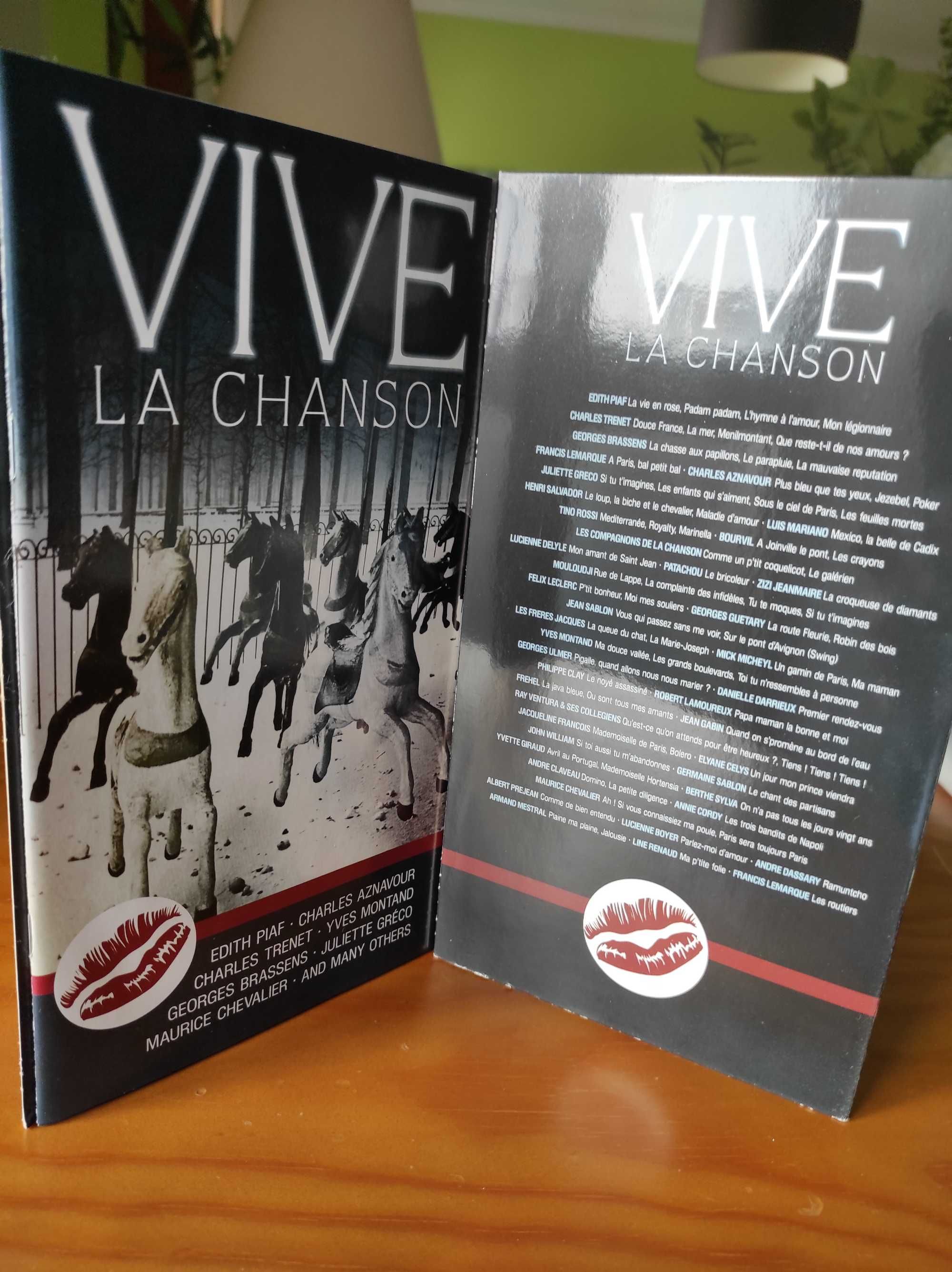 Vive lá chanson  pack de 4 CDs
