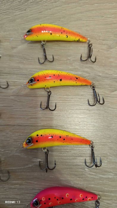 Woblery trociowe Salmon 65 cm rękodzieło