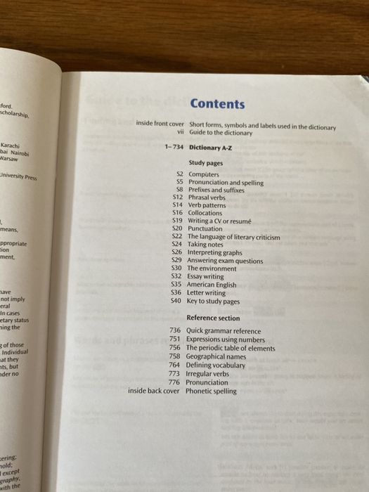 Dicionário de inglês oxford student’s