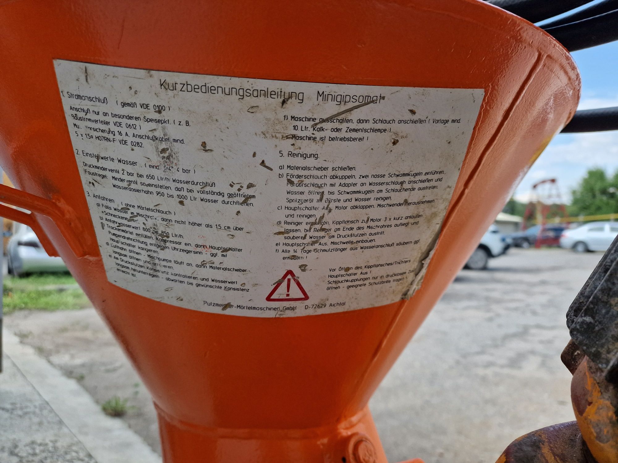 Штукатурна станція Putzmeister MP-20 , 380 В, гарний стан.