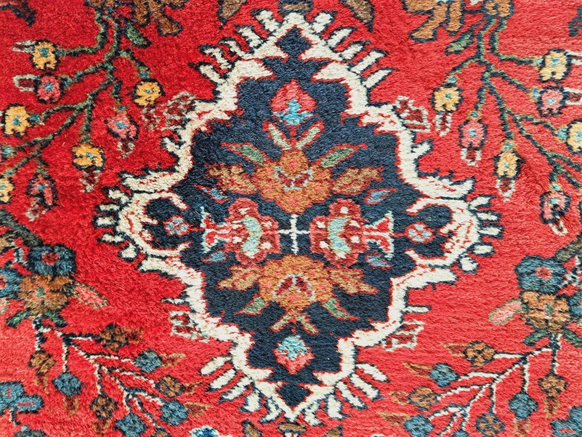 Irański ręcznie tkany wełniany chodnik Tabriz 85x410cm