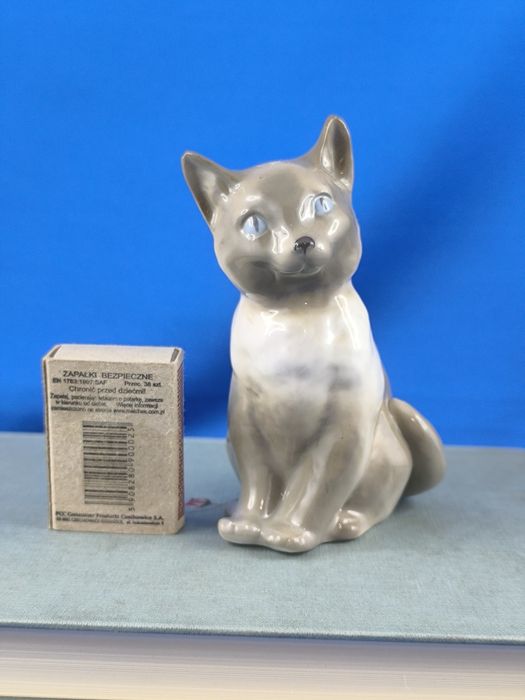 Kot Carl Scheidig Grafenthal #porcelana #dekoracja #ozdoba