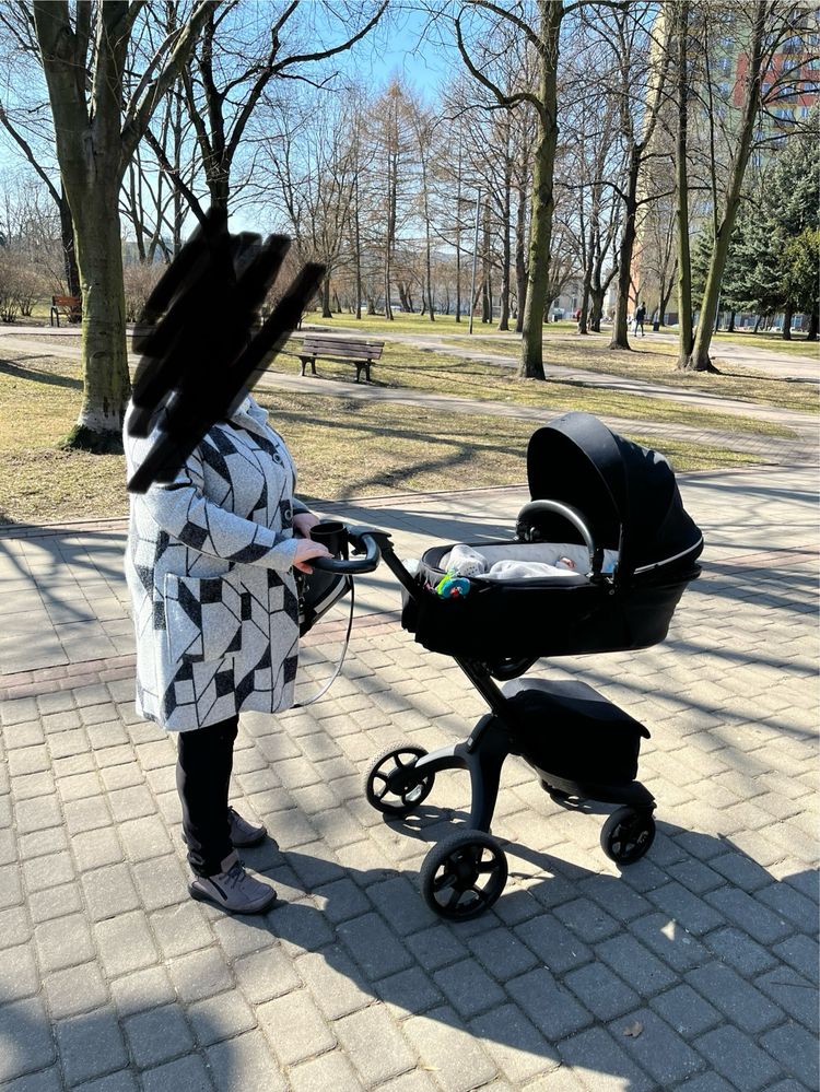 Wózek stokke xplory X czarny 2w1