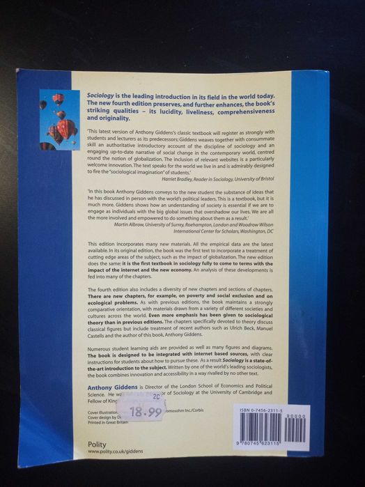 Sociology - Anthony Giddens 4ed