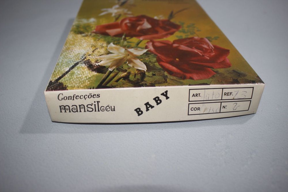 Vintage Babygrow, marca Mansilcéu, TM 2, Fabricado Portugal, Novo