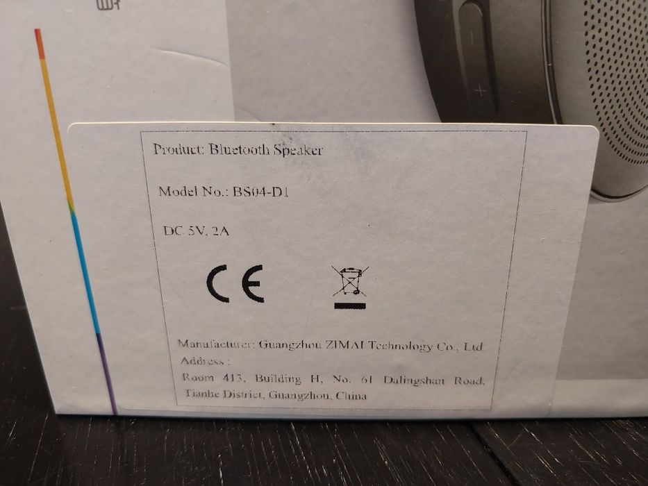 Głośnik Przenośny Mobilny BS04-D1 Jak Bang&Olufsen Beosound A1