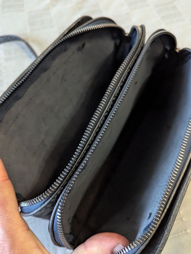 Женская сумка Michael Kors Jet Set Large Logo Crossbody Bag Grey.