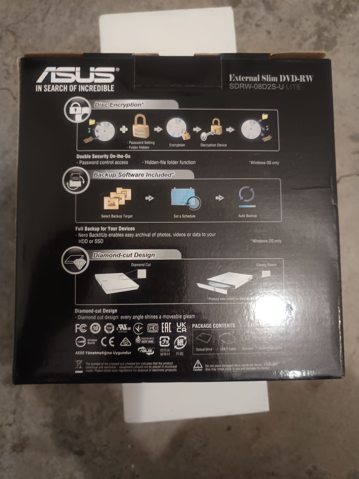 Asus DVD Writer externo USB