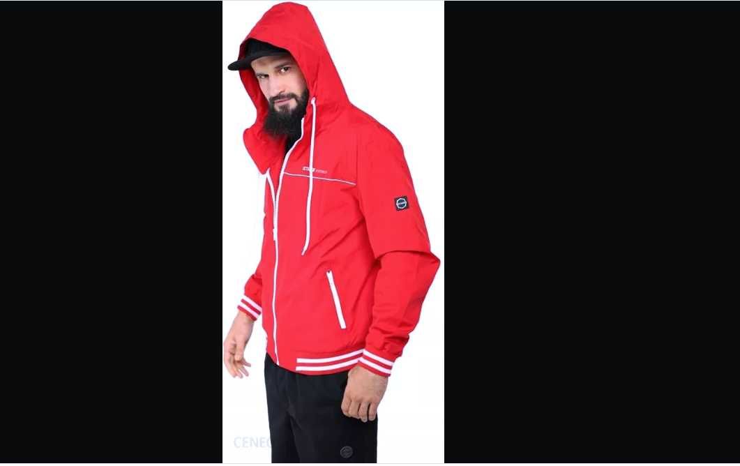 NOWA Kurtka męska OCTAGON Rialto RED czerwona r. S
