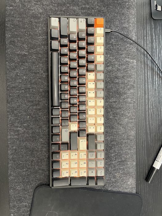 Klawiatura Iquinix F96 Mechaniczna Cherry Brown RGB wireless