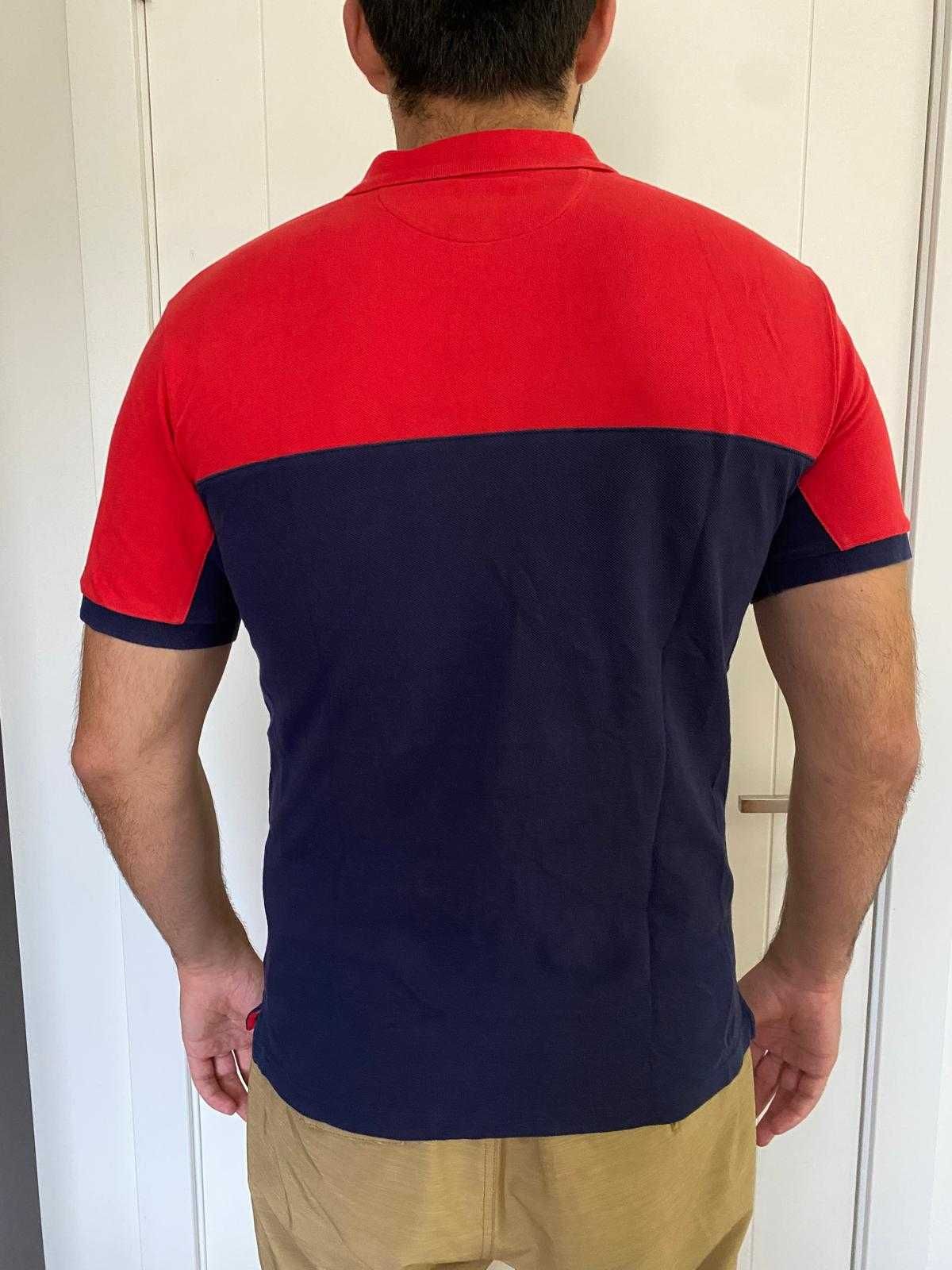 Polo GANT American Sportswear Vermelho e Azul