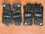 Luvas couro motard