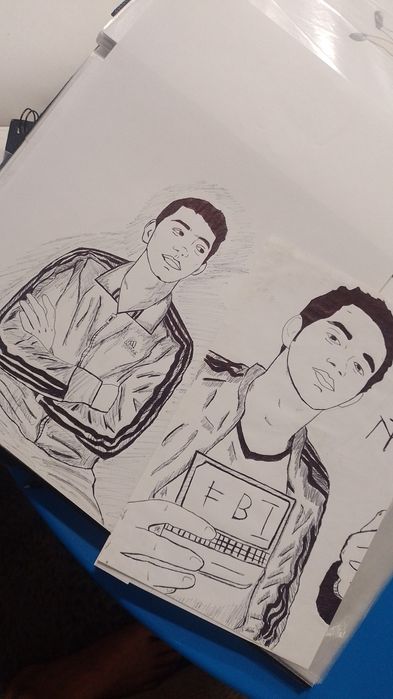 Faço caricaturas e ilustrações