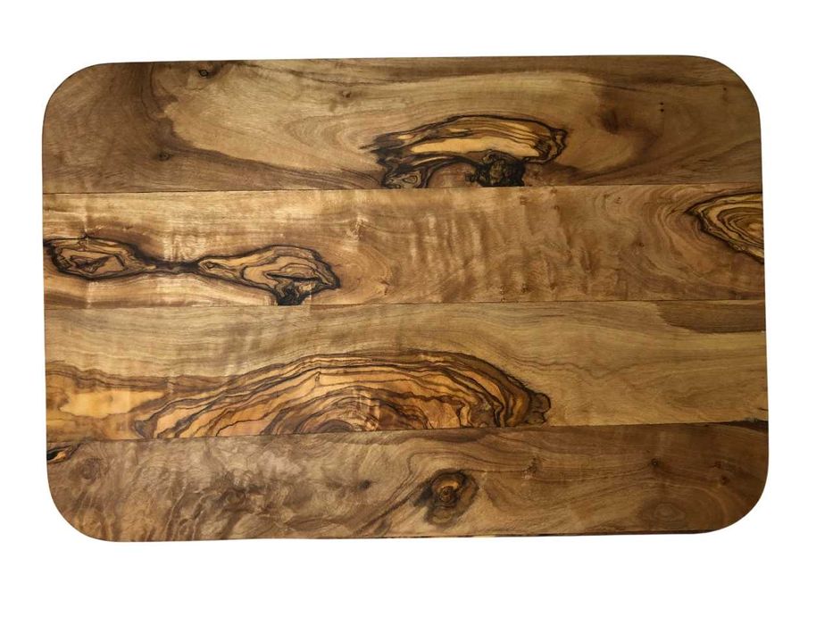 SOL80 Rustykalna Drewniana Deska Do Krojenia Z Drewna Oliwnego 33x22