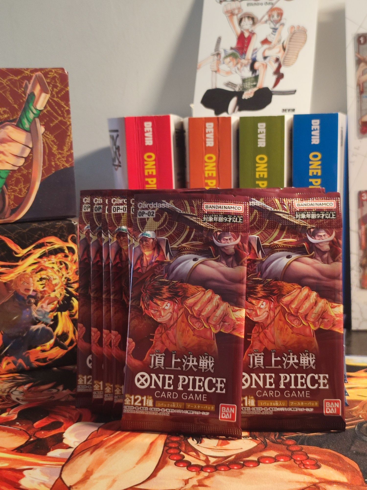 ONE PIECE - Booster Packs( Japonês e inglês)