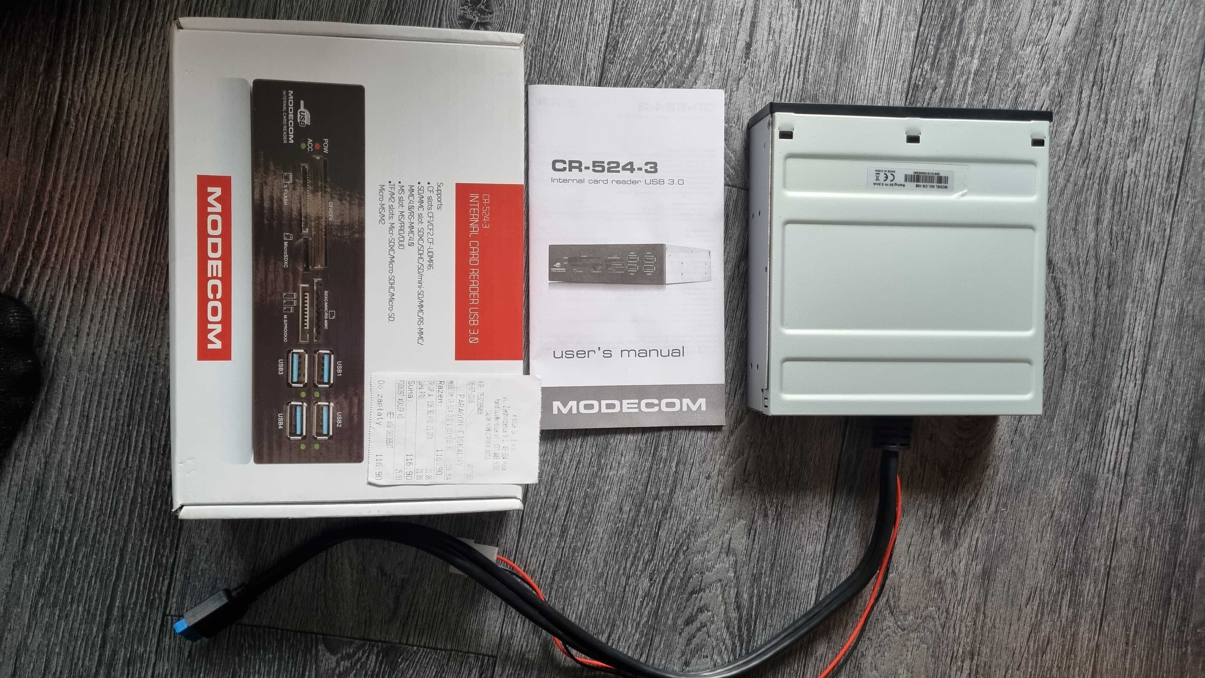 Modecom CR-524-3 USB 3.0 czytnik kart pamieci wewnętrzny