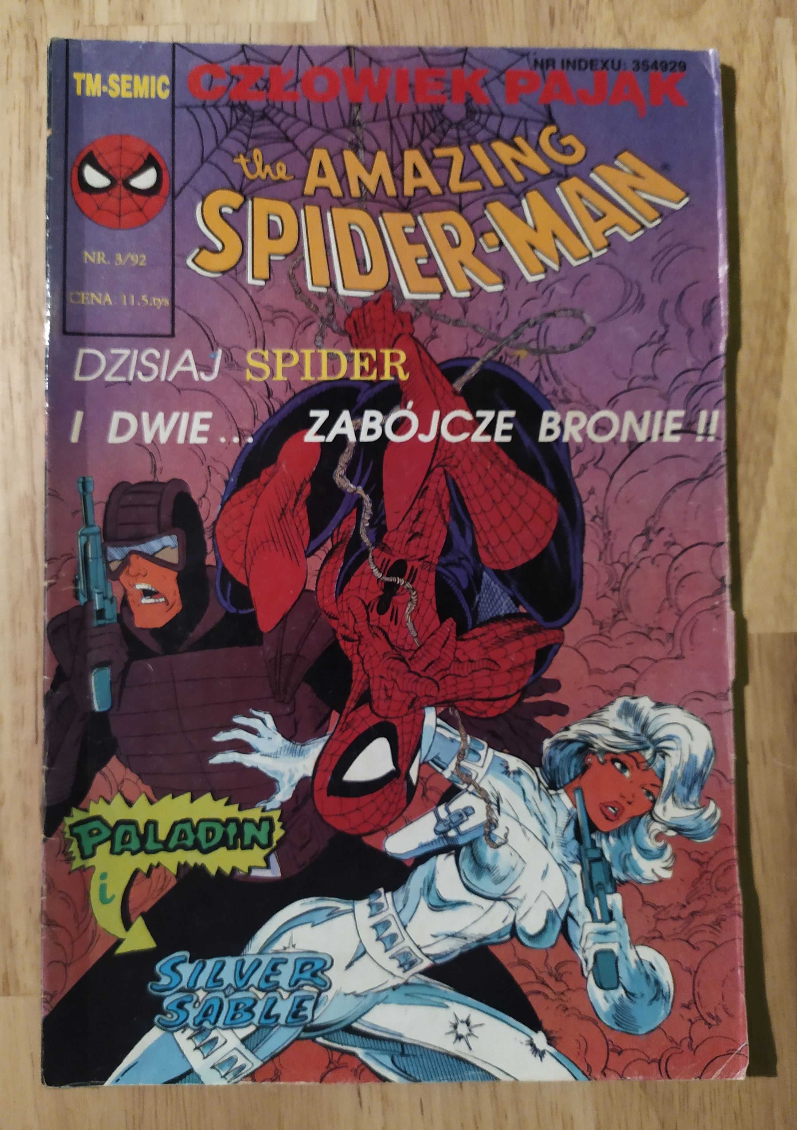 Amazing Spider-Man Człowiek Pająk 3/1992 [TM-Semic]