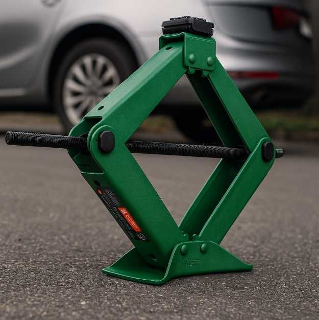 Mocny Lewarek Podnośnik Do Samochodu Trapezowy 2T 2000 KG Naprawa kół