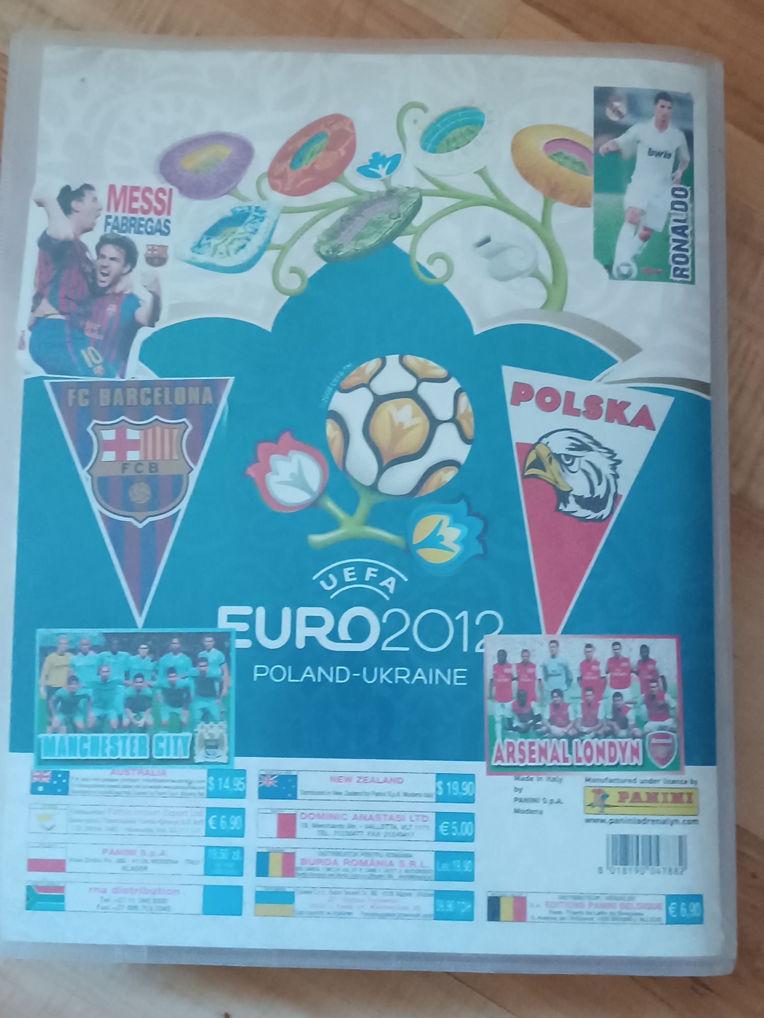 Album i karty piłkarskie kolekcja Euro 2012