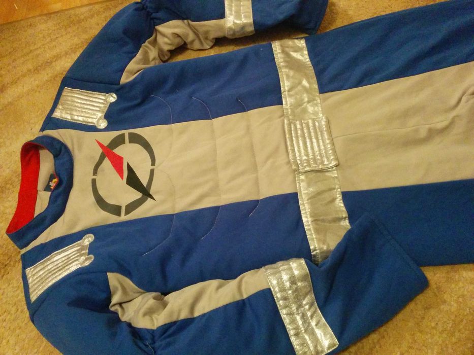 2x STRÓJ+MASKA/Adventure/5-8/110-128/Power Ranger/Jason/Billy/karnawał