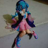 Boneca feminina de anime, figura de coleção 13cm altura