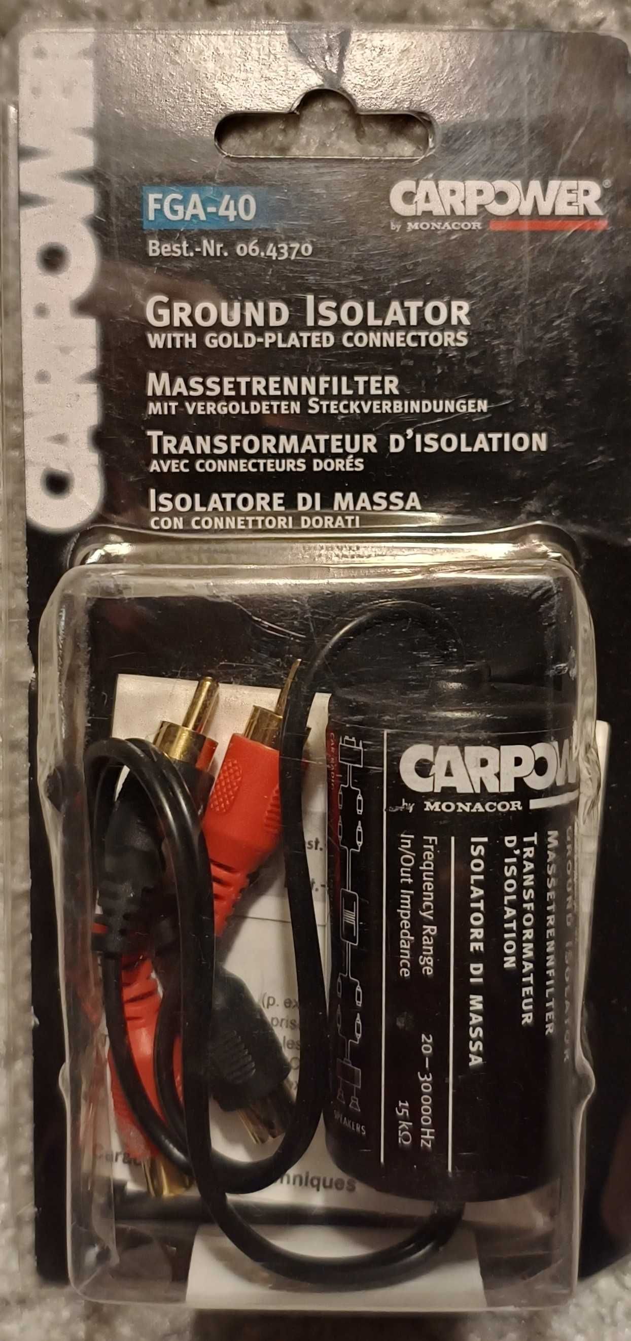Izolator masy eliminacji zakłóceń MONACOR FGA-40