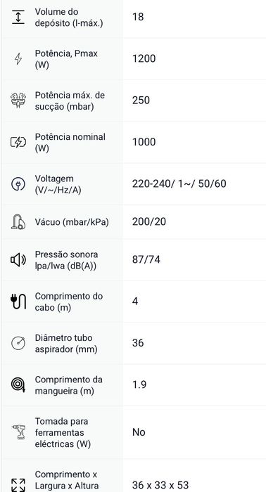 Aspirador de água e pó Nilfisk