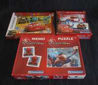 Puzzles infantis 3 Puzzles em Madeira + 3 jogos Cars e Spiderman