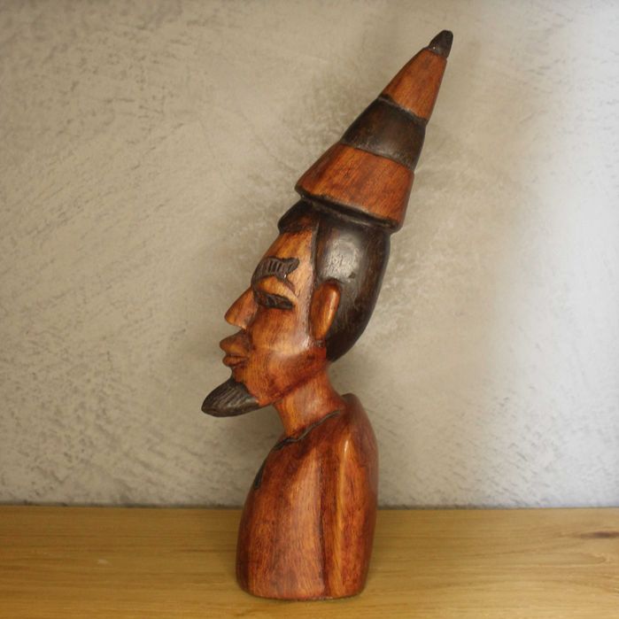 Escultura Africana Madeira (1968) - Angola