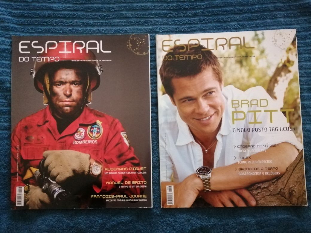 27 Revistas de relógios - Espiral do tempo