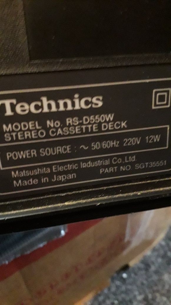 Technics deck-magnetofon