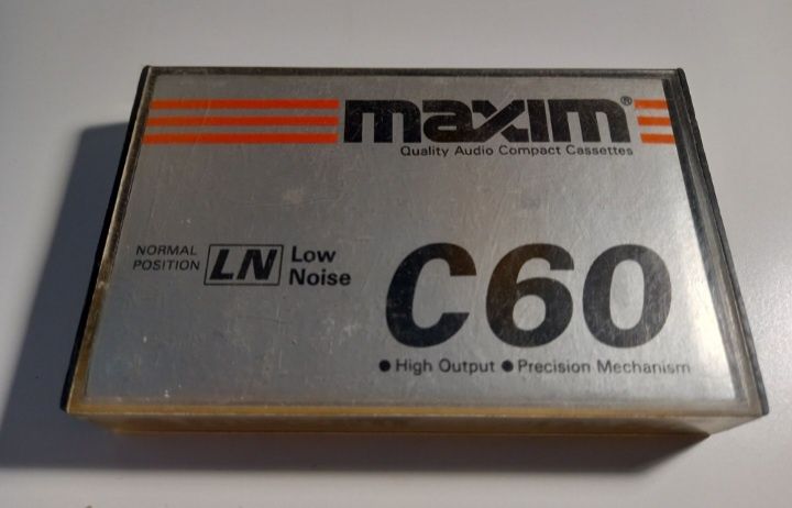 Kaseta Magnetofonowa MAXIM C60