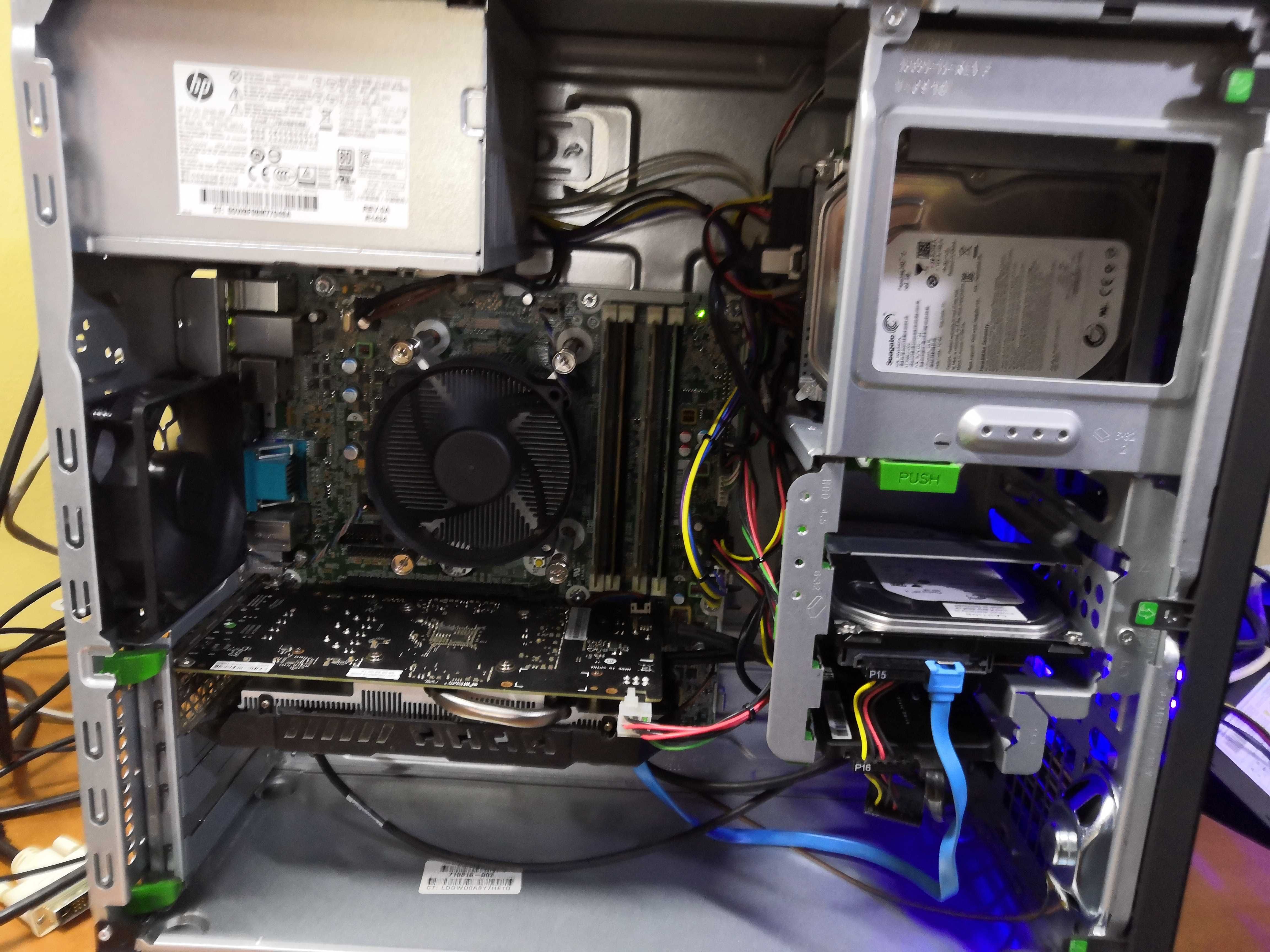 Iгровий пк 4-х яд 3.2 GHz/ GTX 1060 6GB /ssd 120 GB /1 ТБ HDD/ ОЗУ 16G