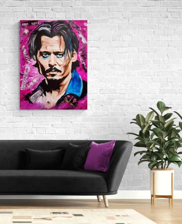 Johnny Depp  60x80 cm