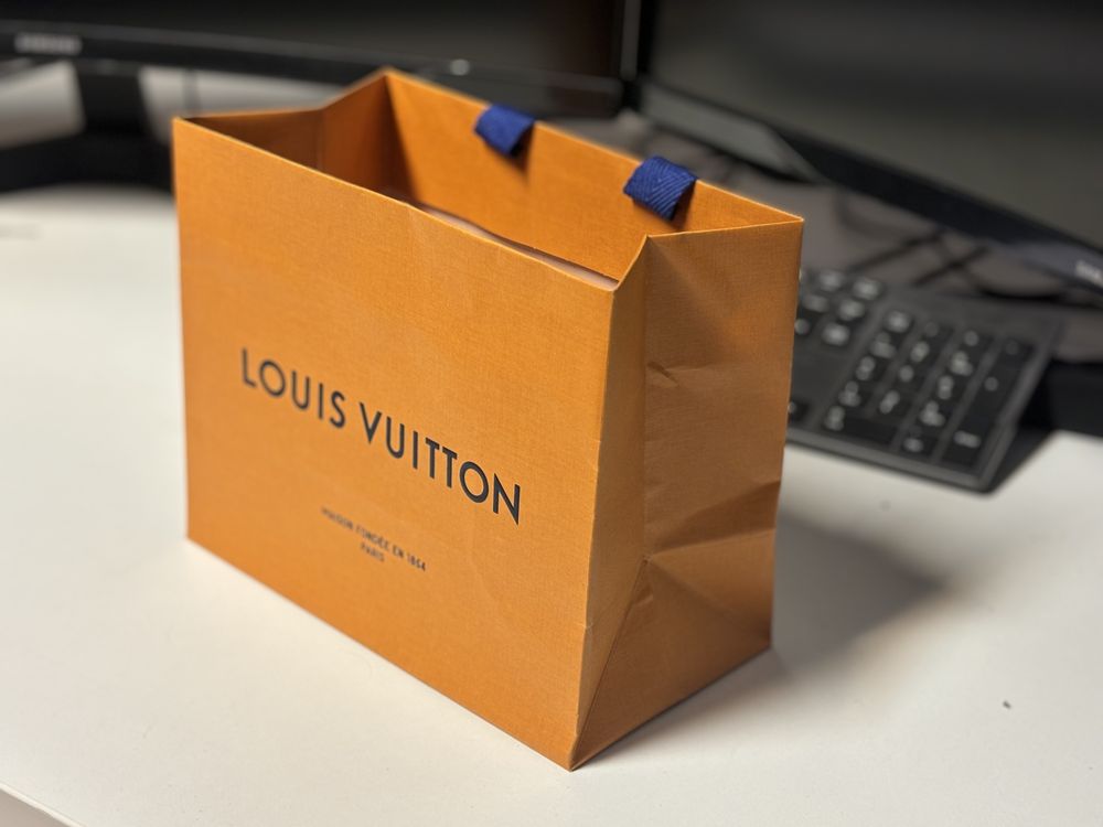 Louis Vuitton pudełko i reklamówka