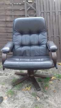 fotel  unico vintage lata70 skóra