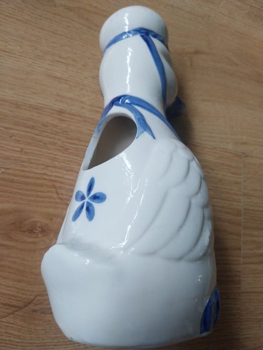 Porcelanowa  kaczka na sztućce