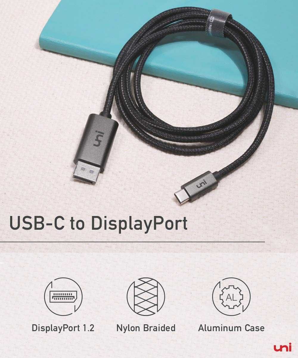 Kabel adapter Uni USB c na Display Port 1,8m SPL144