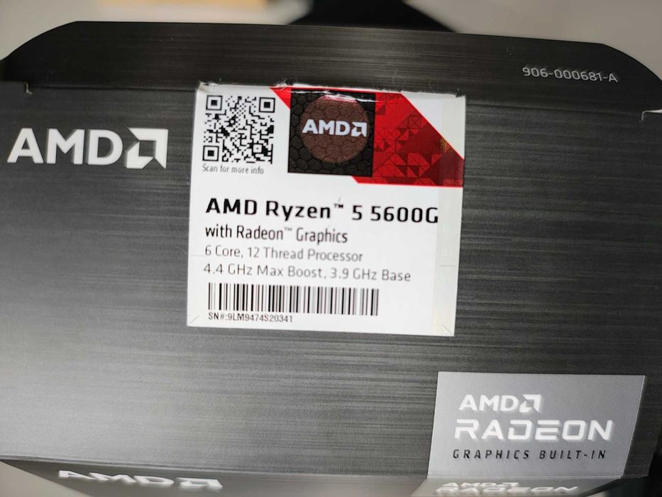 Rewelacyjny procesor AMD Ryzen 5 5600g używany, sprawny, pełen komplet