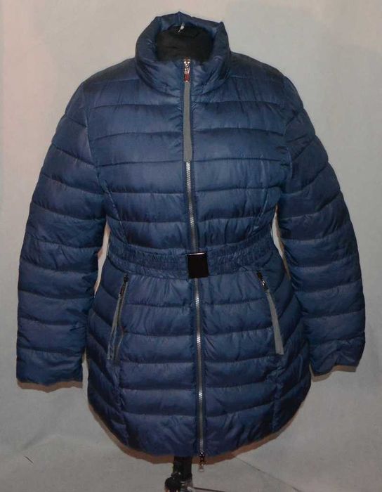 Pikowana kurtka z paskiem XXL 44/46