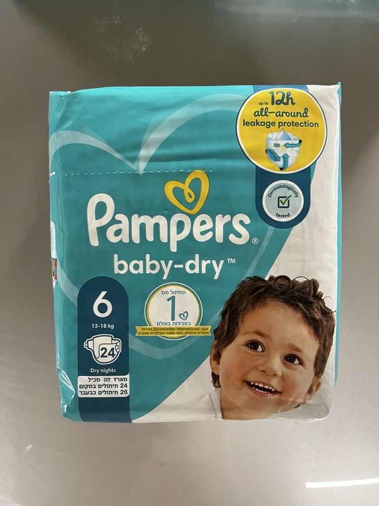 Pampers baby dry rozm 6, 72 sztuki (3 paczki)