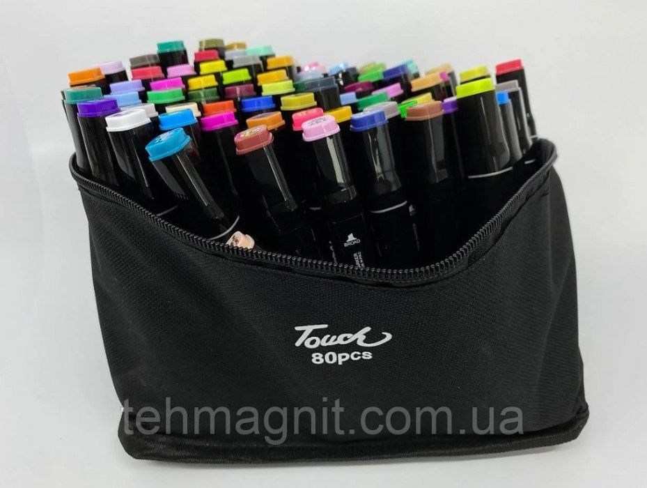 Маркер двусторонний скетч 80 цветов Toush