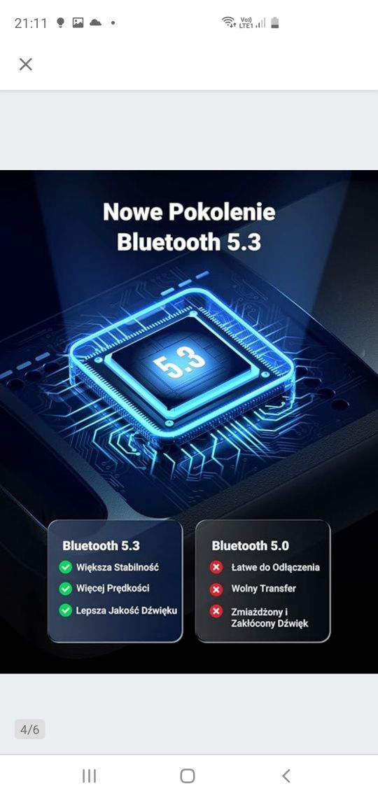 Adapter Ugreen CM591 USB - Bluetooth