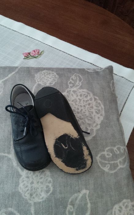 Sapatinhos de menino de inverno,  nr 25 em pele genuína Kids SEASIDE